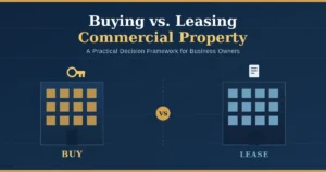 Buying vs Leasing Commercial Property: A Practical Decision Framework for Business Owners